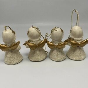 Vtg Lincolnshire Collection Jade Porcelain Christmas Angel Ornament